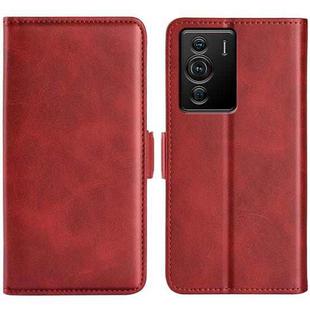 For ZTE Blade Z40 Pro Dual-side Magnetic Buckle Leather Phone Case(Red)