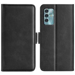 For ZTE Blade V40 Dual-side Magnetic Buckle Leather Phone Case(Black)