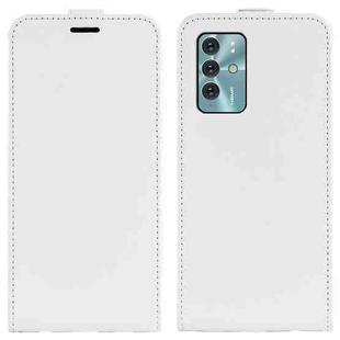 For ZTE Blade V40 R64 Texture Vertical Flip Leather Phone Case(White)