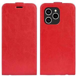 For Honor 60 SE 5G  R64 Texture Single Vertical Flip Leather Phone Case(Red)