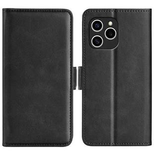 For Honor 60 SE 5G Dual-side Magnetic Buckle Leather Phone Case(Black)