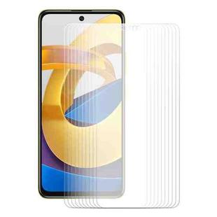 10 PCS For Xiaomi Poco M4 Pro 5G ENKAY 0.26mm 9H 2.5D Curved Edge Tempered Glass Screen Protector