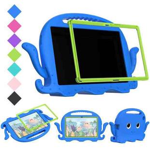 For Samsung Galaxy Tab A7 10.4 T500 / T505 Octopus Style EVA + PC Tablet Case with Strap(Blue)