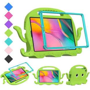 For Samsung Galaxy Tab A 8.0 T290 / T295 2019 Octopus EVA + PC Tablet Case with Strap(Grass Green)