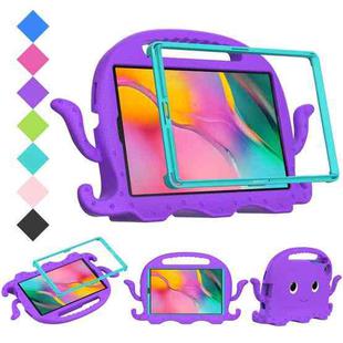 For Samsung Galaxy Tab A 8.0 T290 / T295 2019 Octopus EVA + PC Tablet Case with Strap(Purple)