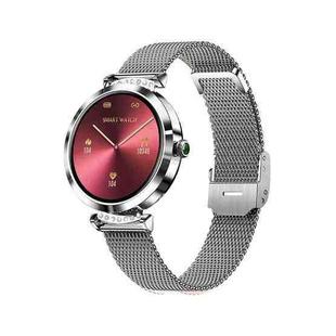 NY22 1.09 inch Steel Watchband Color Screen Smart Watch(Silver)