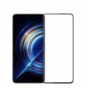 For Xiaomi Redmi K50 / K50 Pro PINWUYO 9H 2.5D Full Screen Tempered Glass Film(Black)