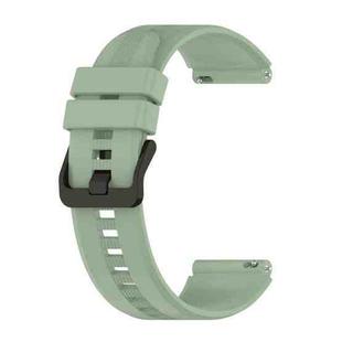 For Huawei GT3 46mm 22mm Vertical Silicone Watch band(Ice Lake Green)