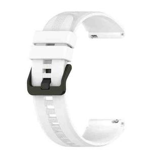 For Honor Watch GS3 22mm Vertical Silicone Watch band(White)