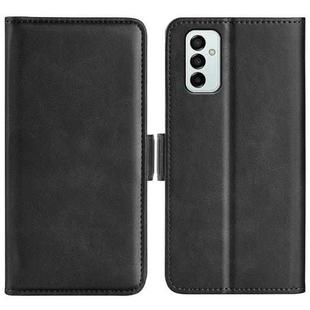 For Samsung Galaxy M23 5G Dual-side Magnetic Buckle Leather Phone Case(Black)