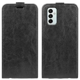For Samsung Galaxy M23 5G R64 Texture Single Vertical Flip Leather Phone Case(Black)