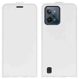 For OPPO Realme C31 4G R64 Texture Vertical Flip Leather Phone Case(White)