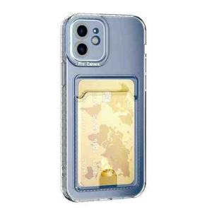 For iPhone 12 Card Bag Shockproof Transparent Phone Case