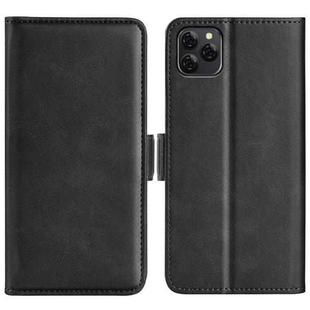 For Blackview A95 Dual-side Magnetic Buckle Leather Phone Case(Black)