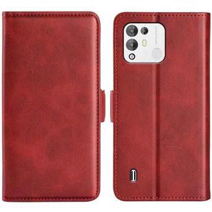 For Blackview A55 Pro Dual-side Magnetic Buckle Leather Phone Case(Red)