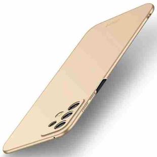 For Samsung Galaxy A33 5G MOFI Frosted PC Ultra-thin Hard Phone Case(Gold)