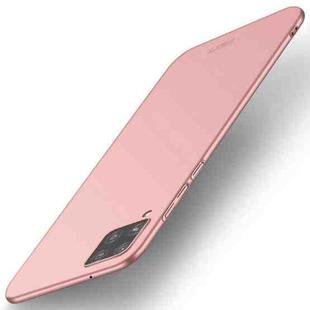 For Samsung Galaxy A42 5G / M42 5G MOFI Frosted PC Ultra-thin Hard Phone Case(Rose gold)