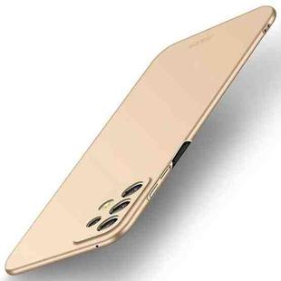 For Samsung Galaxy A53 5G MOFI Frosted PC Ultra-thin Hard Phone Case(Gold)