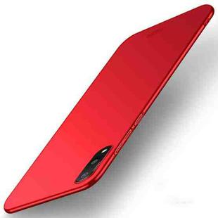 For Samsung Galaxy A02 / M02 MOFI Frosted PC Ultra-thin Hard Phone Case(Red)