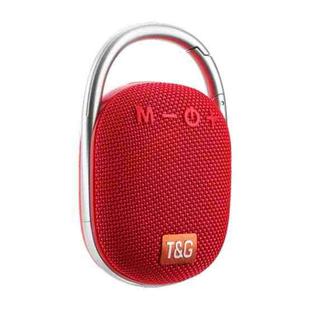 T&G TG321 TWS Portable Wireless Outdoor Mini Speaker with LED Light(Red)