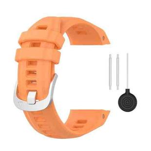For Garmin instinct 2S 20mm Silicone Solid Color Watch Band(Orange)