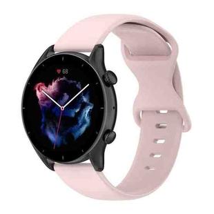 For Xiaomi Mi Watch Color 2 22mm Solid Color Silicone Watch Band(Pink)