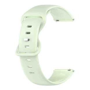 For Samsung Galaxy Gear Sport 20mm Solid Color Silicone Watch Band(Green)