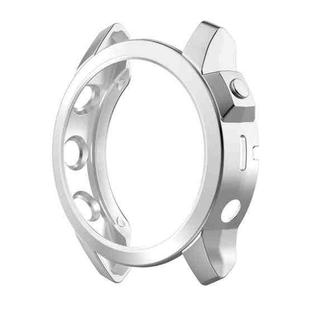 For Garmin Fenix 7X Shockproof TPU Watch Case(Silver)