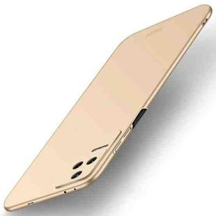 For Xiaomi Redmi K50 / K50 Pro MOFI Frosted PC Ultra-thin Hard  Phone Case(Gold)