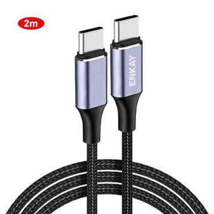 ENKAY PD100W 5A USB-C / Type-C to Type-C Fast Charging Cable with E-Marker, Length:2m