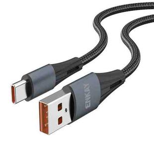 ENKAY 66W USB to USB-C / Type-C Full Protocol 6A Fast Charging Data Cable, Length:2m(Black)