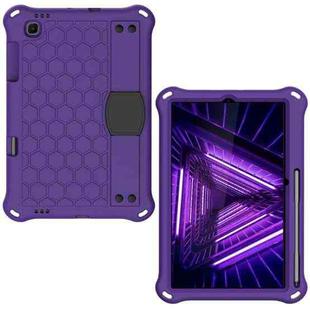 For Lenovo X306 / X606 / K10 Honeycomb EVA + PC Shockproof Tablet Case with Strap(Purple+Black)