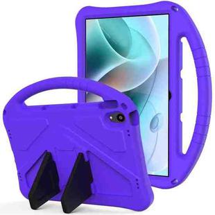 For Motorola Moto Tab G70 EVA Shockproof Tablet Case with Holder(Purple)