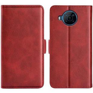 For Nokia X100 Dual-side Magnetic Buckle Leather Phone Case(Red)