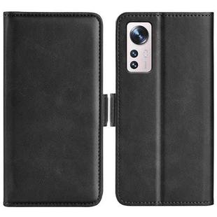 For Xiaomi 12 Lite Dual-side Magnetic Buckle Leather Phone Case(Black)