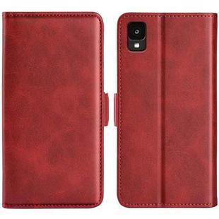For TCL 30 Z Dual-side Magnetic Buckle Leather Phone Case(Red)