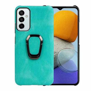 For Samsung Galaxy M23 5G / F23 5G Ring Holder PU Phone Case(Mint Green)