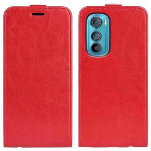 For Motorola Moto Edge 30 5G R64 Texture Vertical Flip Leather Phone Case(Red)