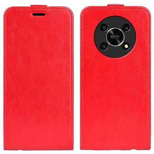 For Honor X30 / Magic 4 Lite R64 Texture  Vertical Flip Leather Phone Case(Red)