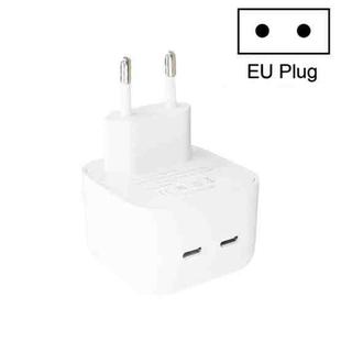 SDC-40W Dual PD USB-C / Type-C Charger for iPhone / iPad Series, EU Plug