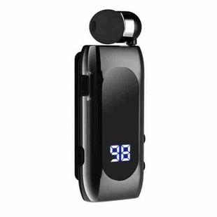 K55 Retractable Cable BT5.2 Smart In-ear Single Sports Earphone(Black)