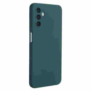 For Samsung Galaxy A13 5G ENKAY Liquid Silicone Soft Shockproof Phone Case(Dark Green)