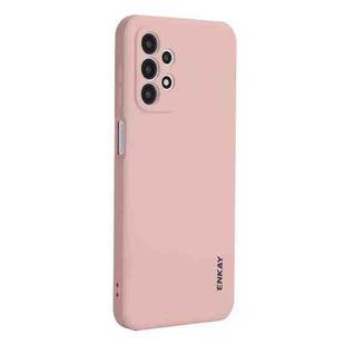 For Samsung Galaxy A23 ENKAY Liquid Silicone Soft Shockproof Phone Case(Pink)