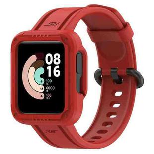 For Xiaomi Redmi Watch 2 Lite Silicone Solid Color Watch Band(Red)
