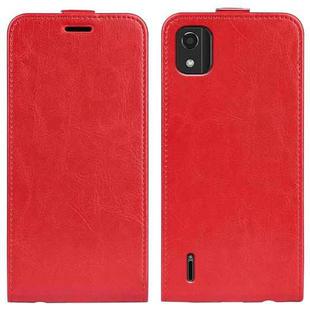 For Nokia C2 2nd Edition R64 Texture Vertical Flip Leather Phone Case(Red)