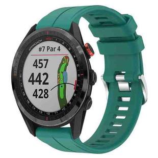 For Garmin Approach S62 22mm Silicone Sports Watch Band(Green)