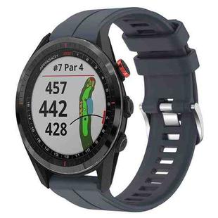 For Garmin Approach S62 22mm Silicone Sports Watch Band(Rock Cyan)