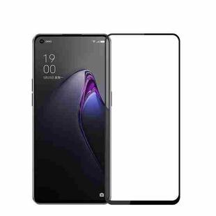 For OPPO Reno8 PINWUYO 9H 2.5D Full Screen Tempered Glass Film(Black)