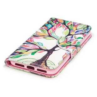 Colored Drawing Pattern Horizontal Flip Leather Case for Samsung Galaxy A10e ,with Holder & Card Slots & Wallet(Tree of Life)