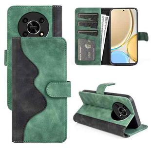 For Honor X30 / Magic Lite Stitching Horizontal Flip Leather Phone Case(Green)
